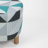 Vano Pouffe-Dark Floral-Modern Furniture Deals