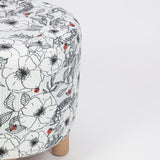 Vano Pouffe-Dark Floral-Modern Furniture Deals