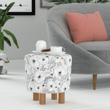 Vano Pouffe-Dark Floral-Modern Furniture Deals