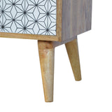 Vintage Printed Bedside Table-Modern Furniture Deals