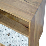 Vintage Printed Bedside Table-Modern Furniture Deals