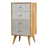 Vintage Printed Tallboy-Modern Furniture Deals