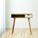 Vintage Writing Desk, Solid Wood-Modern Furniture Deals