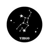 VIRGO HOROSCOPE - BLACK Wall Art-Metal Wall Art-[sale]-[design]-[modern]-Modern Furniture Deals