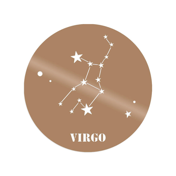 VIRGO HOROSCOPE - COPPER Wall Art-Metal Wall Art-[sale]-[design]-[modern]-Modern Furniture Deals