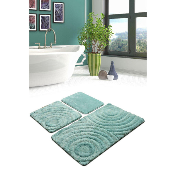 Wave - Mint 3 Bath Mat-Bath Mat-[sale]-[design]-[modern]-Modern Furniture Deals