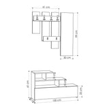 Westy Hallway Set-White-Modern Furniture Deals