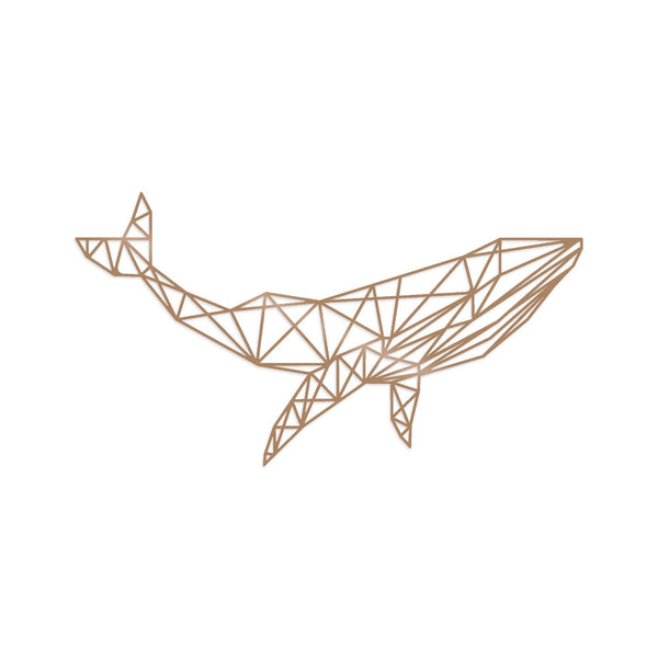 WHALE 1 - COPPER Wall Art-Metal Wall Art-[sale]-[design]-[modern]-Modern Furniture Deals