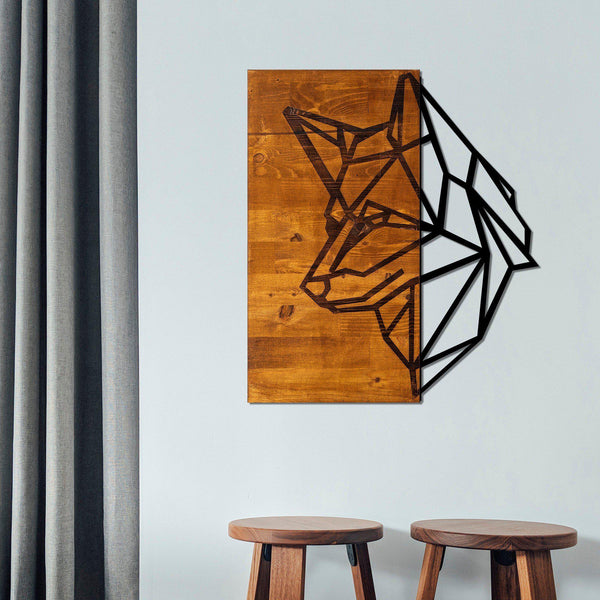 Wolf 7 Metal Wall Art-Metal Wall Art-[sale]-[design]-[modern]-Modern Furniture Deals