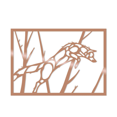 WOLF - COPPER Wall Art-Metal Wall Art-[sale]-[design]-[modern]-Modern Furniture Deals