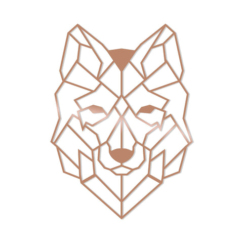 WOLF2 - COPPER Wall Art-Metal Wall Art-[sale]-[design]-[modern]-Modern Furniture Deals