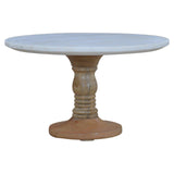 Wooden Cake Stand With Marble Top-Modern Furniture Deals