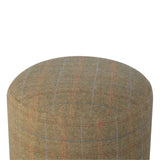 Wool Round Footstool-Footstool-Modern Furniture Deals