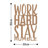 WORK HARD STAY HUMBLE - COPPER Wall Art-Metal Wall Art-[sale]-[design]-[modern]-Modern Furniture Deals