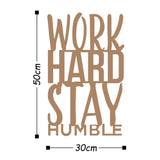 WORK HARD STAY HUMBLE - COPPER Wall Art-Metal Wall Art-[sale]-[design]-[modern]-Modern Furniture Deals