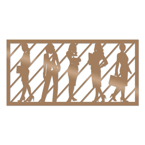 WORKWOMEN 2 - COPPER Wall Art-Metal Wall Art-[sale]-[design]-[modern]-Modern Furniture Deals
