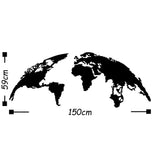 WORLD MAP LARGE Wall Art-Metal Wall Art-[sale]-[design]-[modern]-Modern Furniture Deals