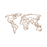 WORLD MAP METAL DECOR 6 - COPPER Wall Art-Metal Wall Art-[sale]-[design]-[modern]-Modern Furniture Deals