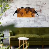 World Map-WALL DECOR>WOODEN & METAL-[sale]-[design]-[modern]-Modern Furniture Deals