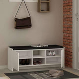 Z Design Shoe Bench-White-Modern Furniture Deals