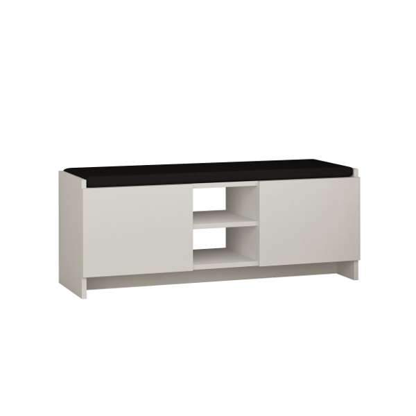 Z Design Shoe Bench-White-Modern Furniture Deals