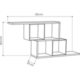 Zero Shelf-Mocha-Red-Modern Furniture Deals