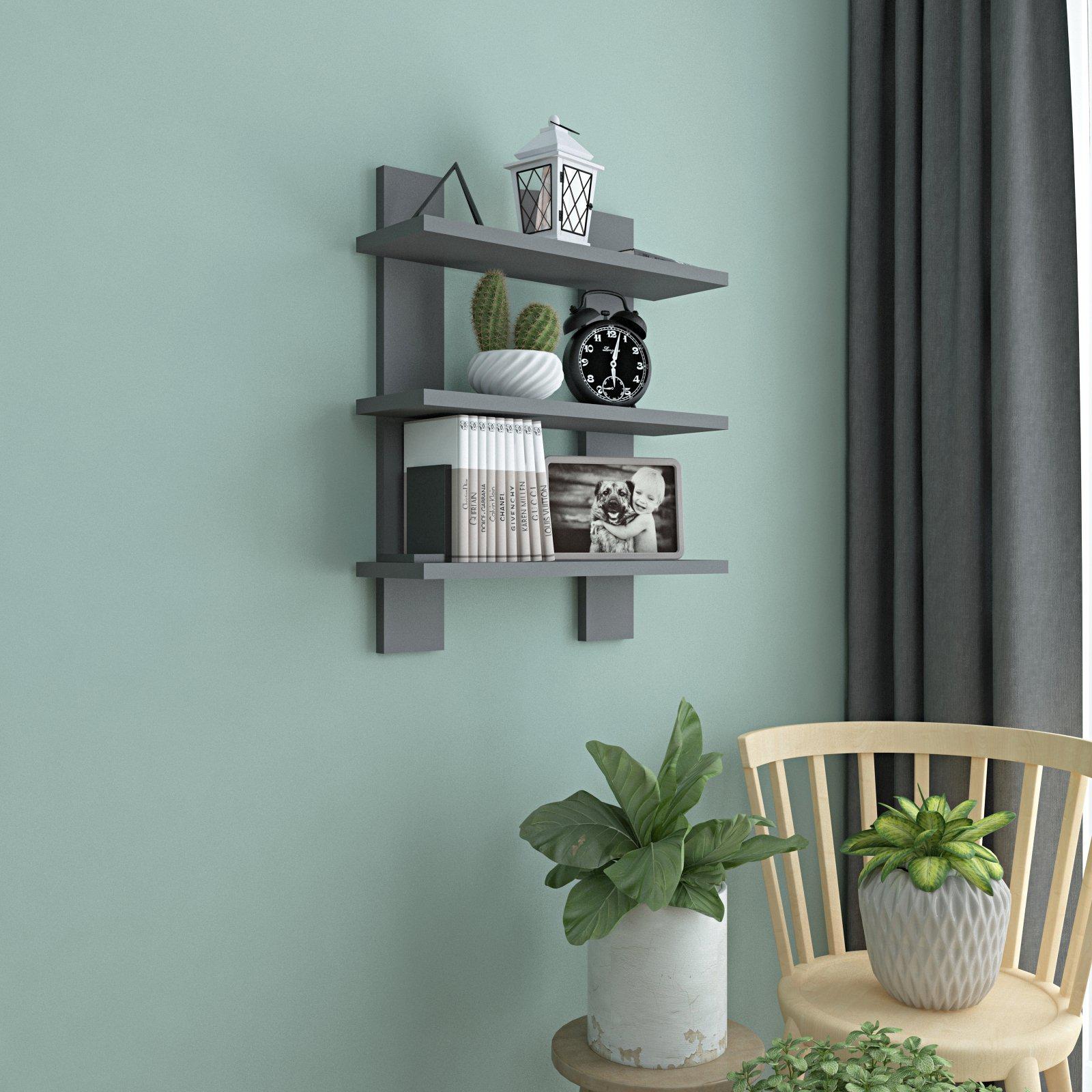 Zone Wall Shelf White WALL SHELVES Modern Furniture Deals