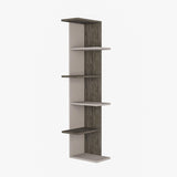 Zulu Corner Bookcase Light Mocha-Dark Coffee-FURNITURE>BOOKCASES-[sale]-[design]-[modern]-Modern Furniture Deals